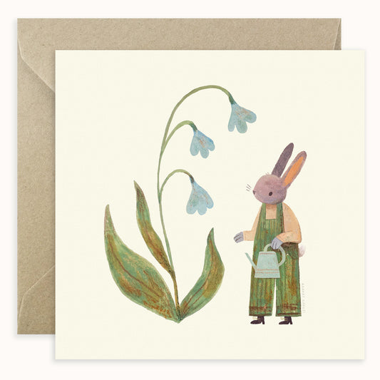 Garden Rabbit Card