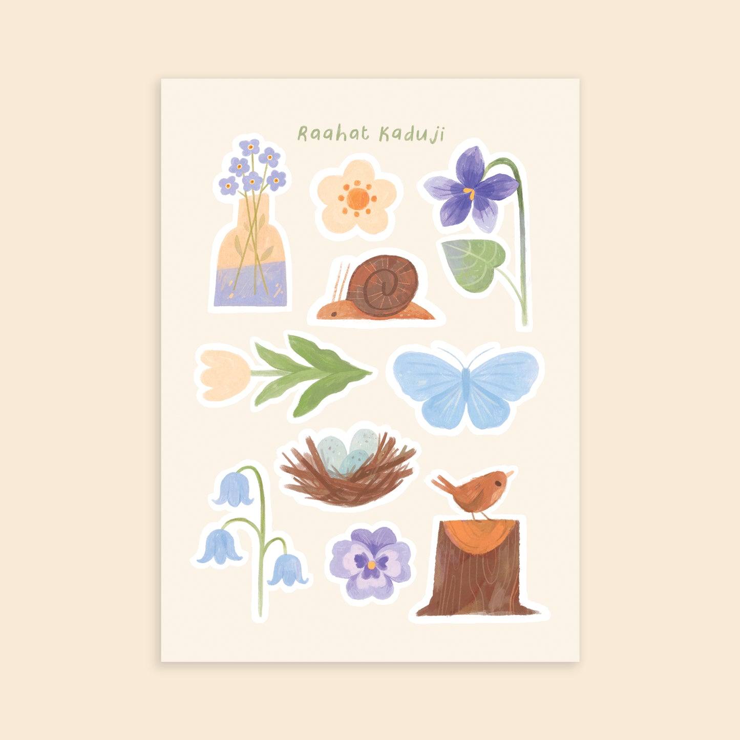 Gentle Spring Sticker Sheet