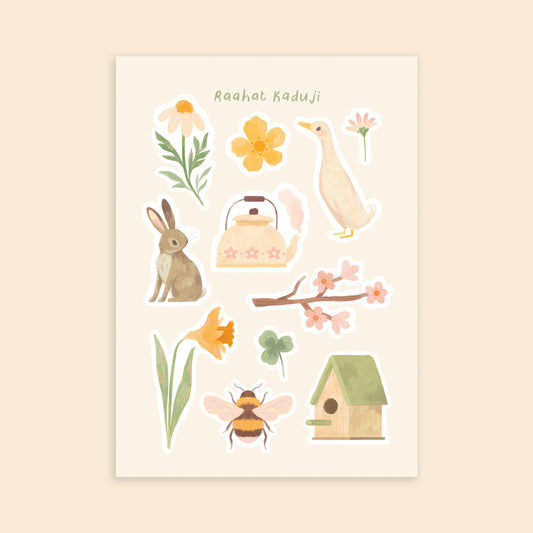 Warm Spring Sticker Sheet