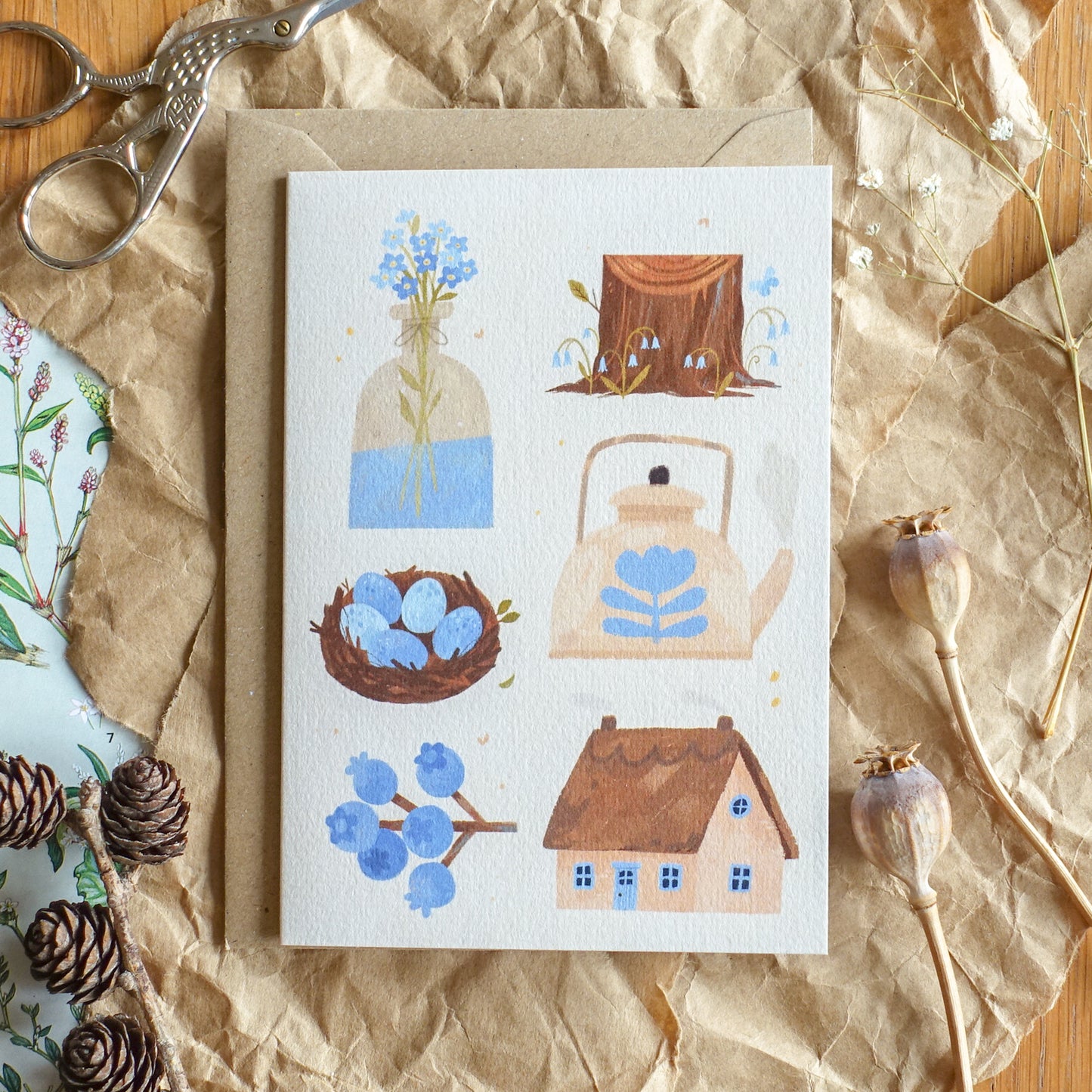 Little Blue Things Card