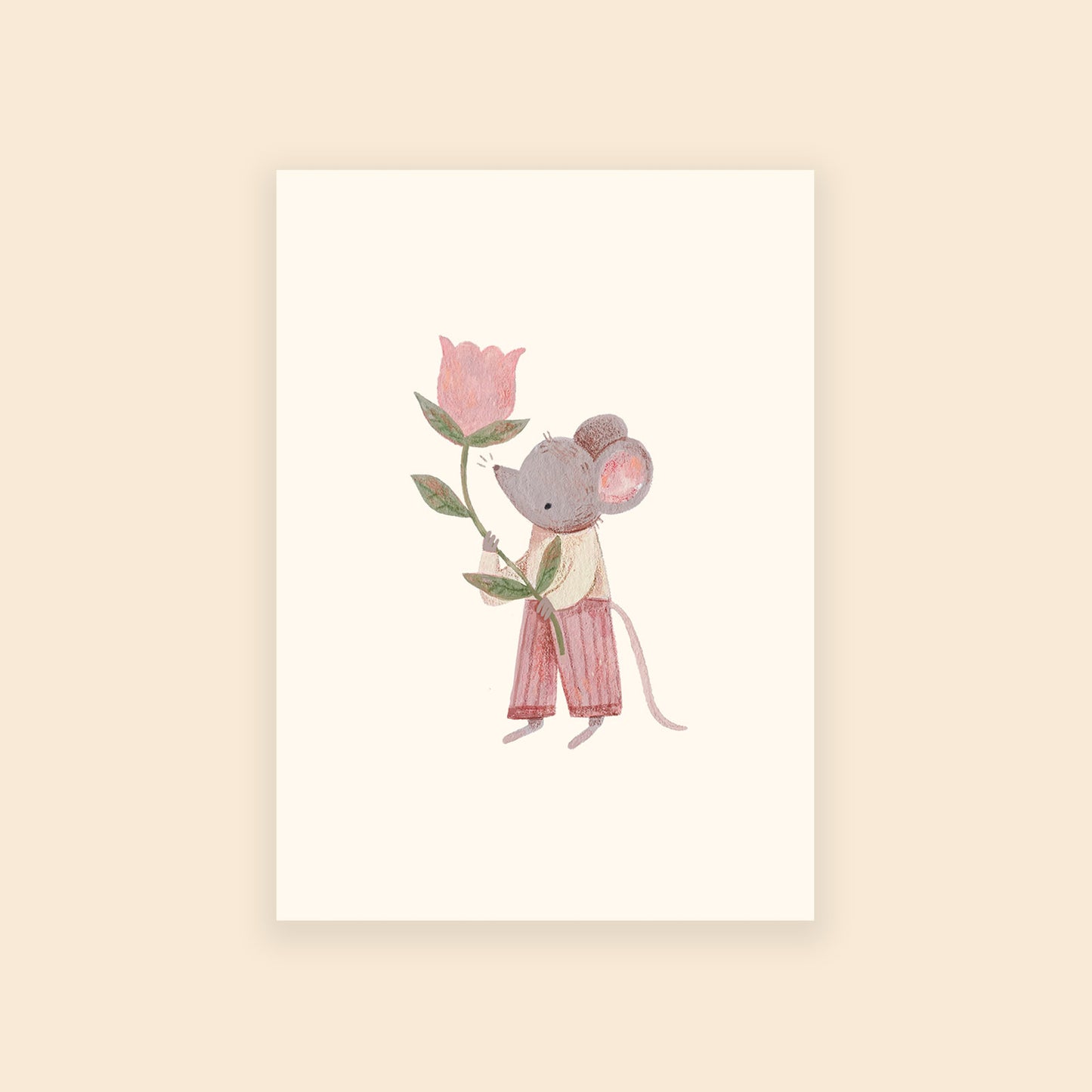 Flower Mouse Postcard Set