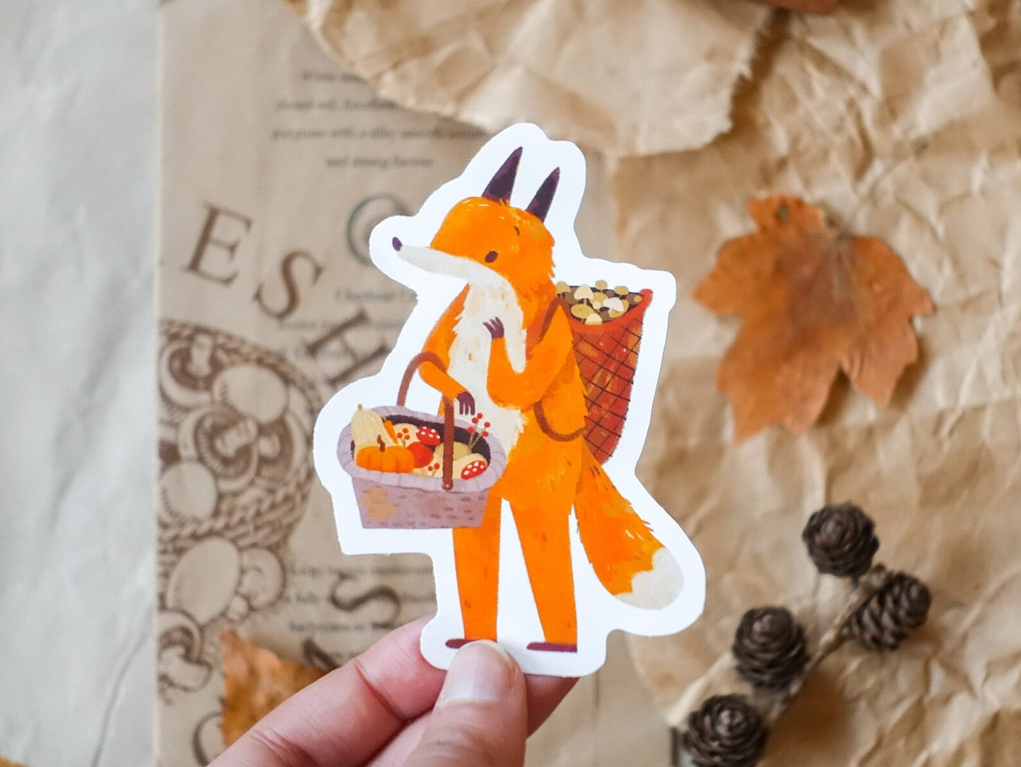 Market Fox Sticker